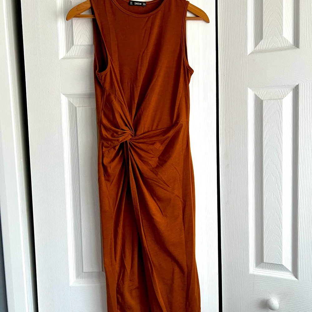 Sleeveless Slit Dress